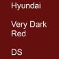 Preview: Hyundai, Very Dark Red, DS.